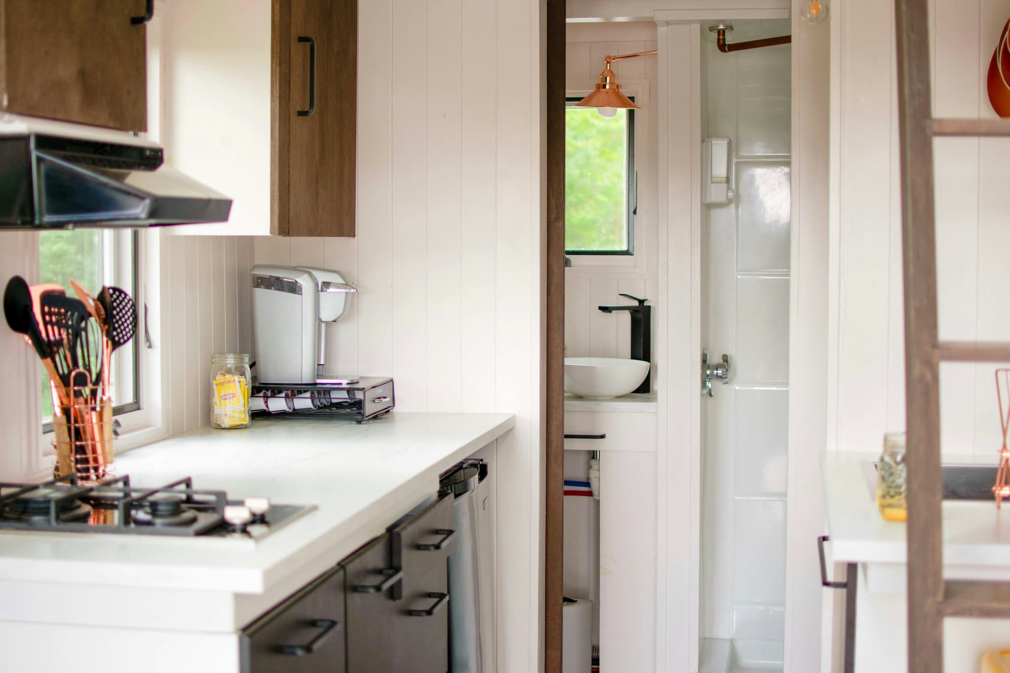 Lanai with built-in outdoor kitchen and smart appliances